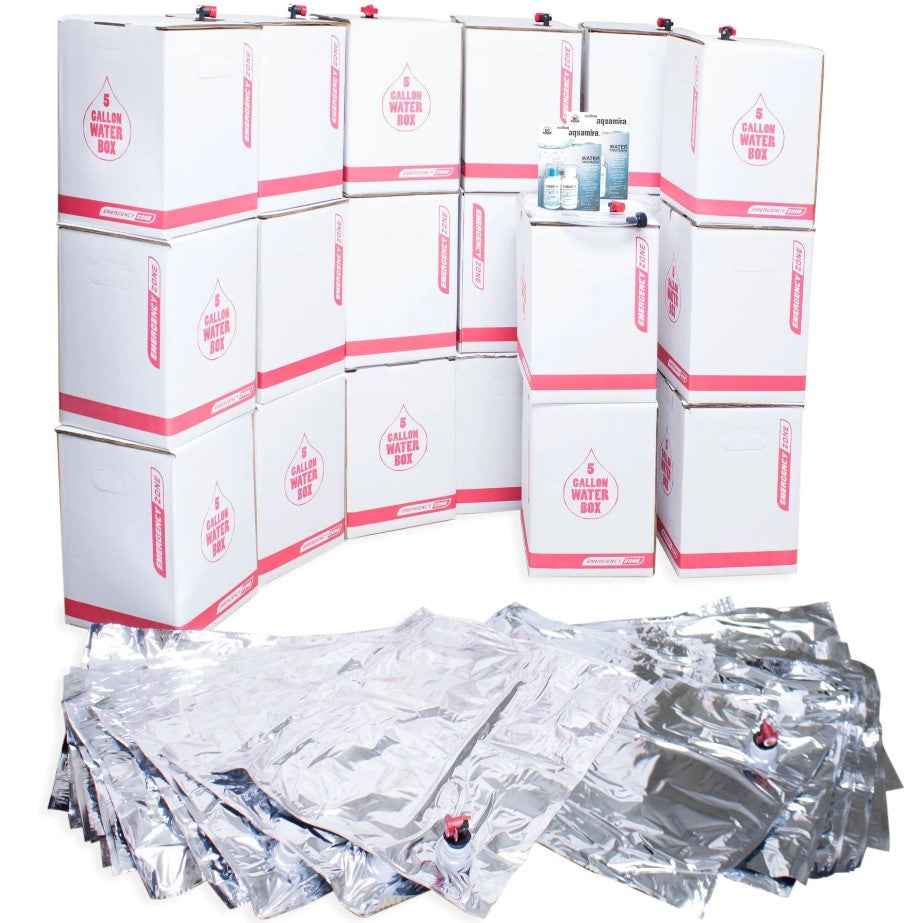 100 Gallon Water Storage/Treatment Set